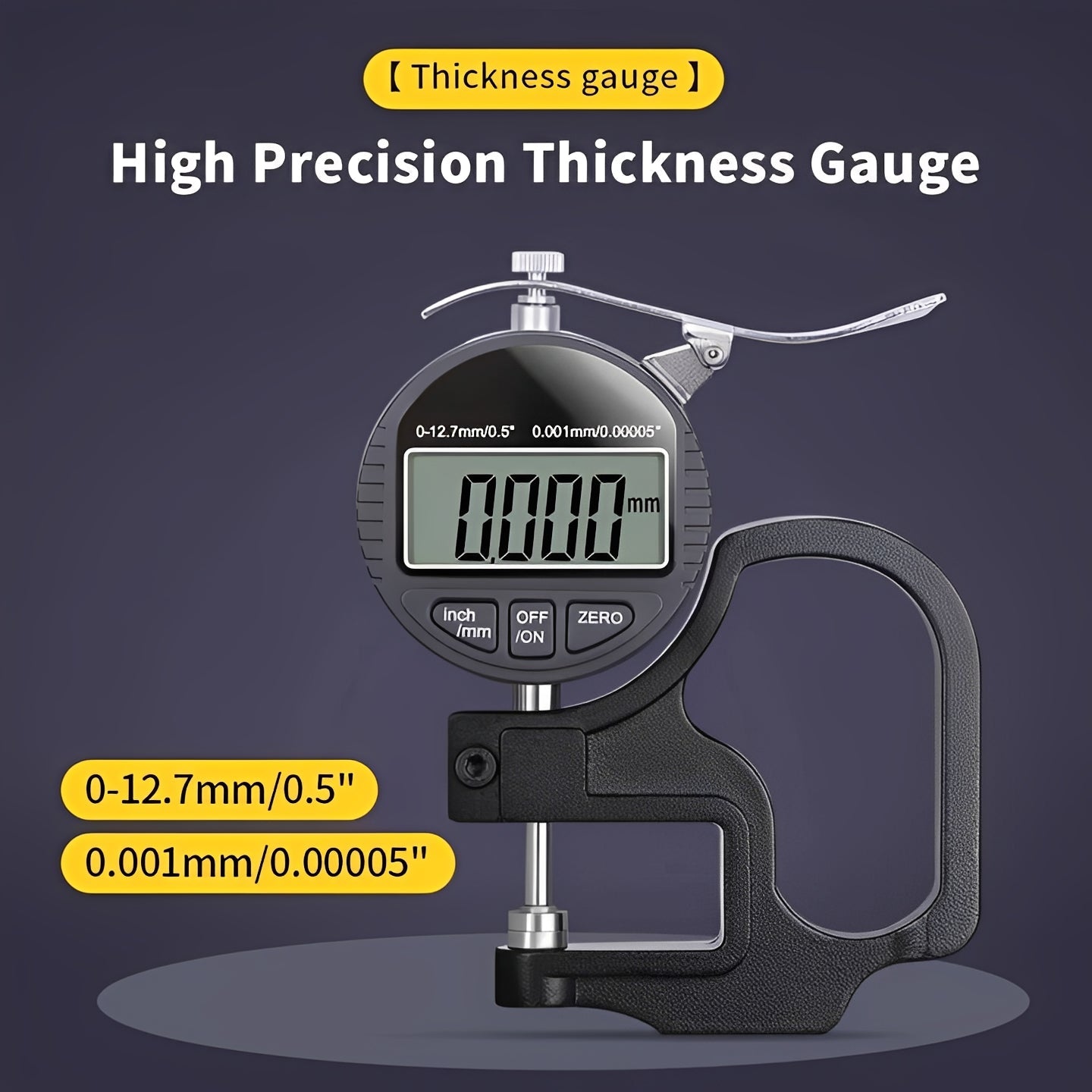 [Hometech] Handheld Digital Thickness Measuring Tool with Digital Display