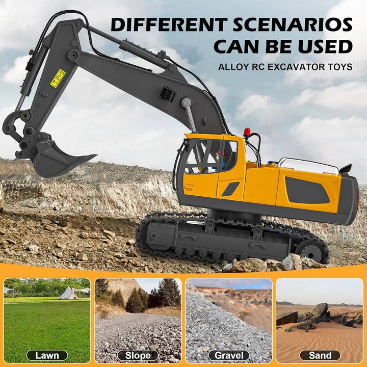 [Hometech] Remote Control Construction Vehicle with Interchangeable Tools