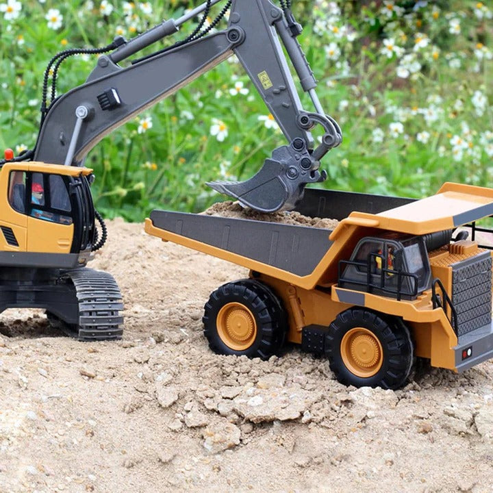 [Hometech] Remote Control Construction Vehicle with Interchangeable Tools