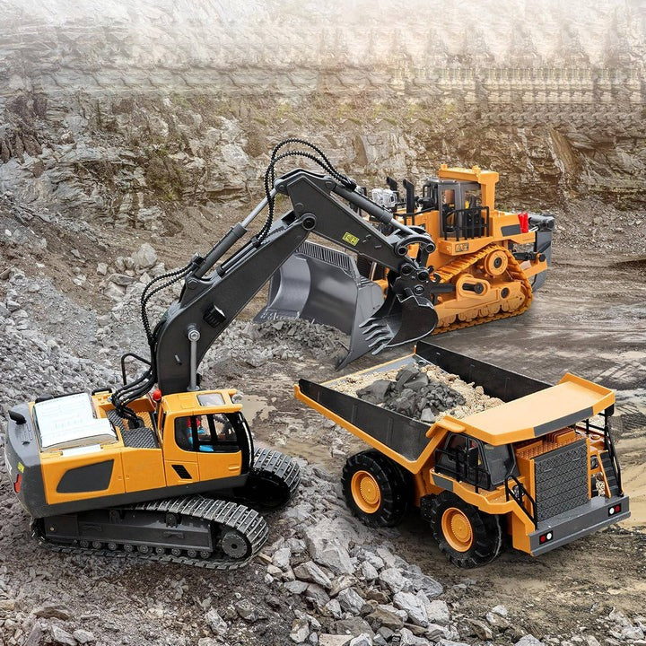 [Hometech] Remote Control Construction Vehicle with Interchangeable Tools