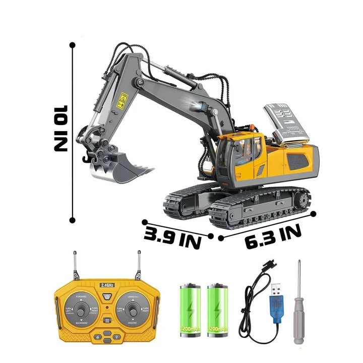 [Hometech] Remote Control Construction Vehicle with Interchangeable Tools