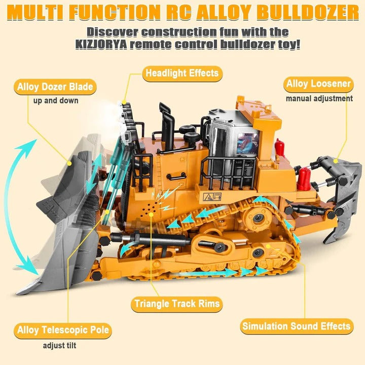 [Hometech] Remote Control Construction Vehicle with Interchangeable Tools