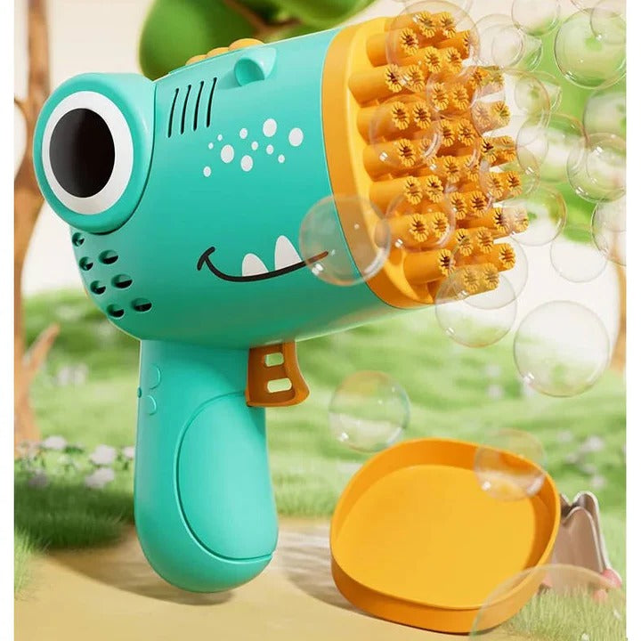 [Hometech] Battery Operated Dinosaur Bubble Blowing Toy for Kids