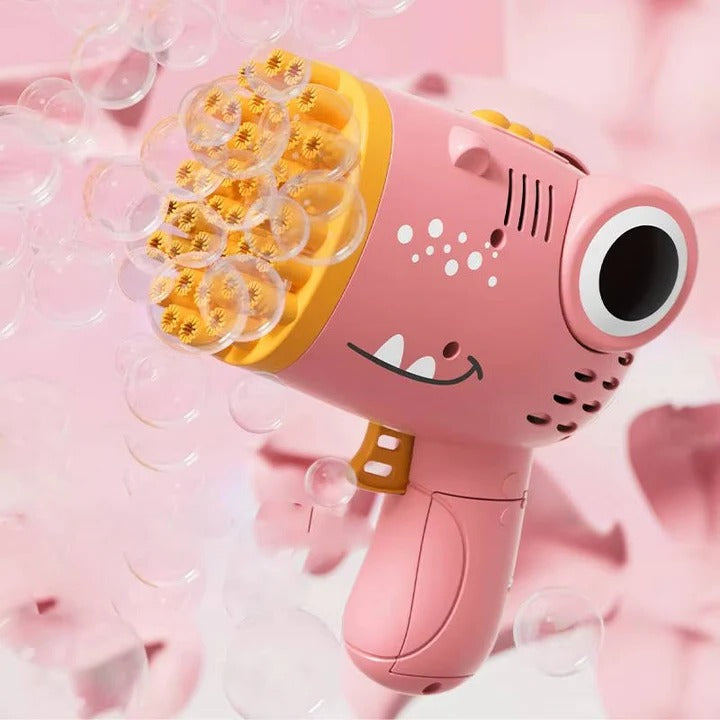 [Hometech] Battery Operated Dinosaur Bubble Blowing Toy for Kids