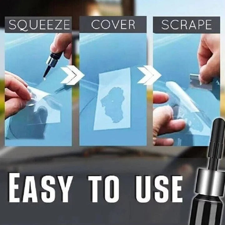 [Hometech] Windshield Repair Kit for Chips and Surface Cracks