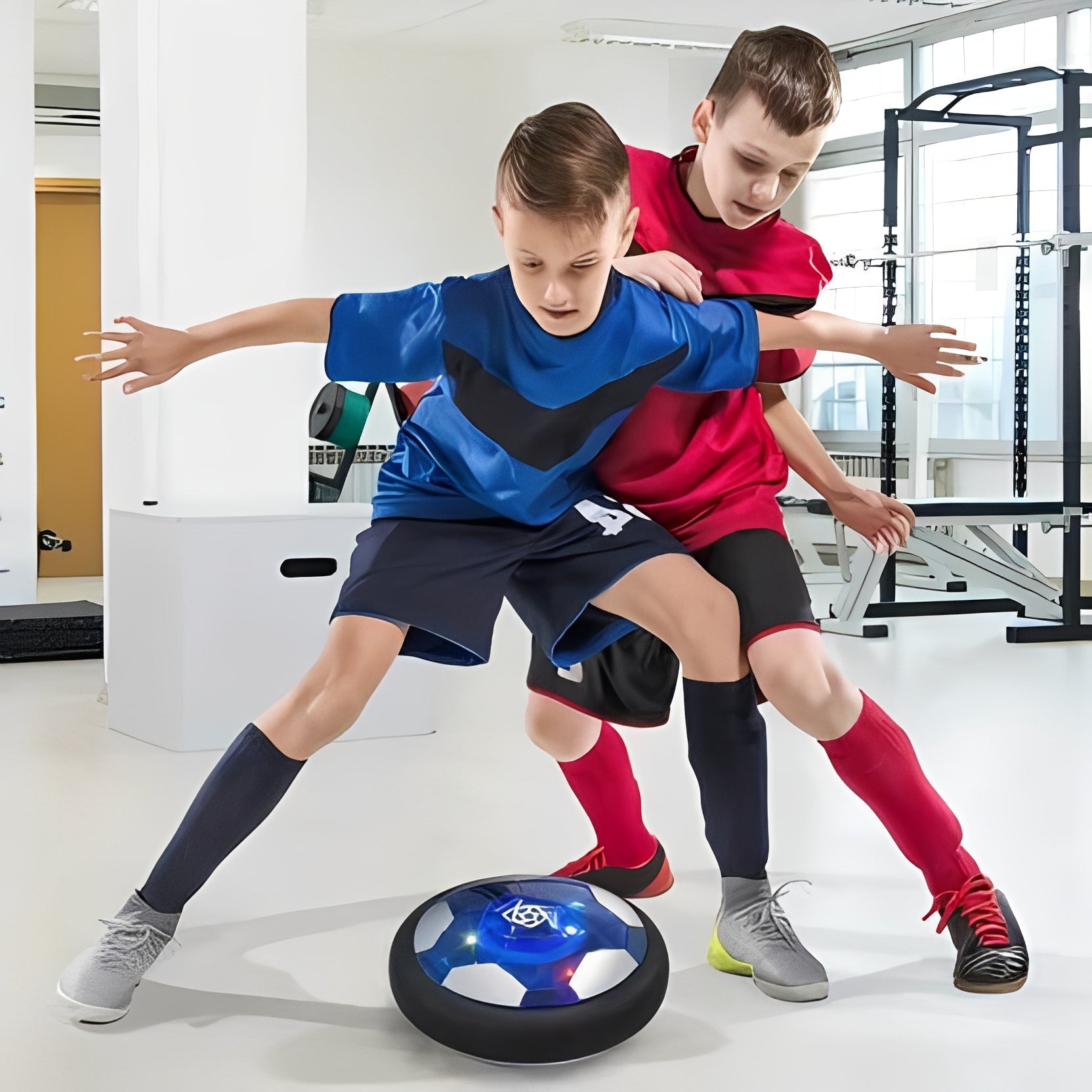 [Hometech] Air Hover Soccer Ball with LED Lights for Indoor Play