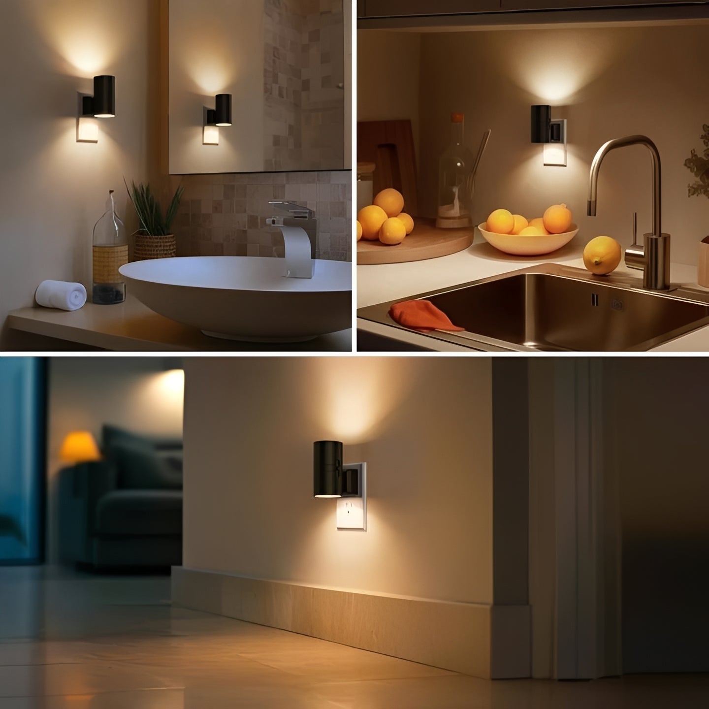[Hometech] Plug In LED Night Light with Light Sensor