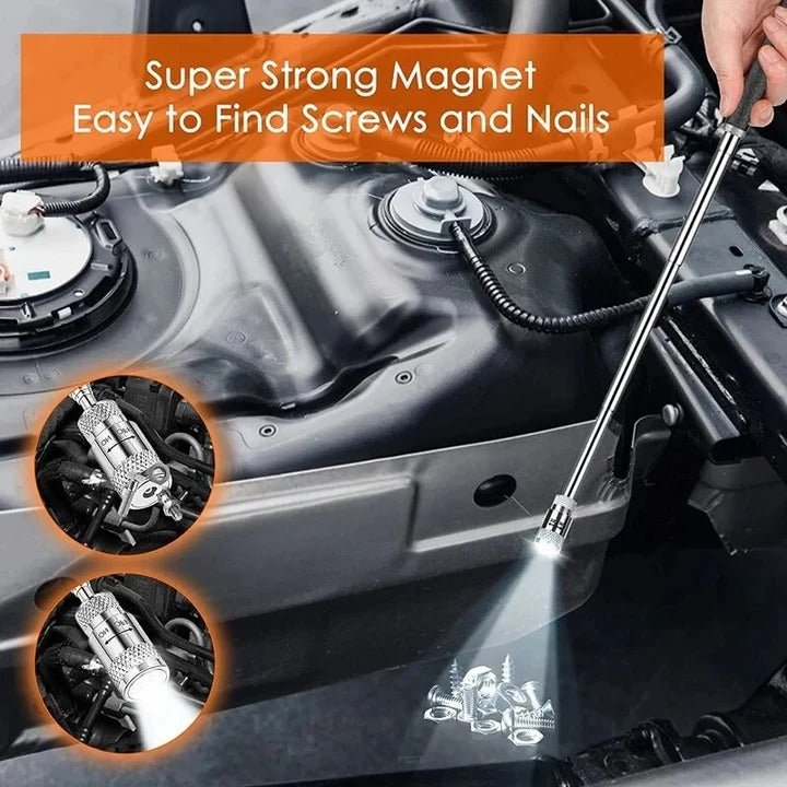 [Hometech] Telescopic Magnetic Pick Up Tool with LED Light