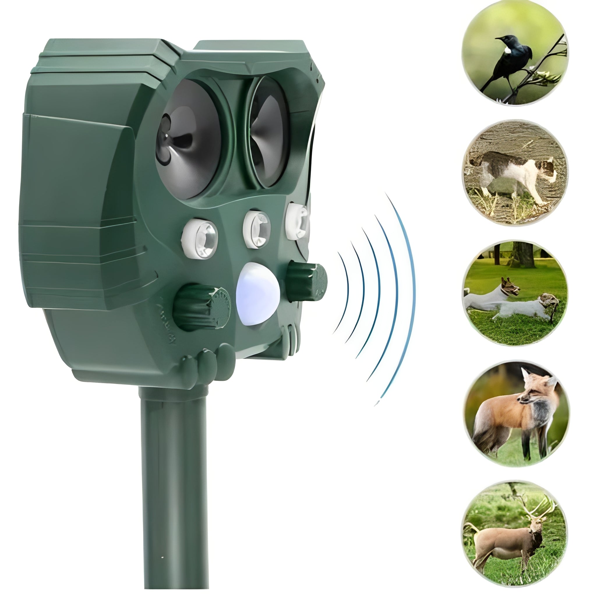 [Hometech] Solar Ultrasonic Snake Deterrent with Motion Sensor