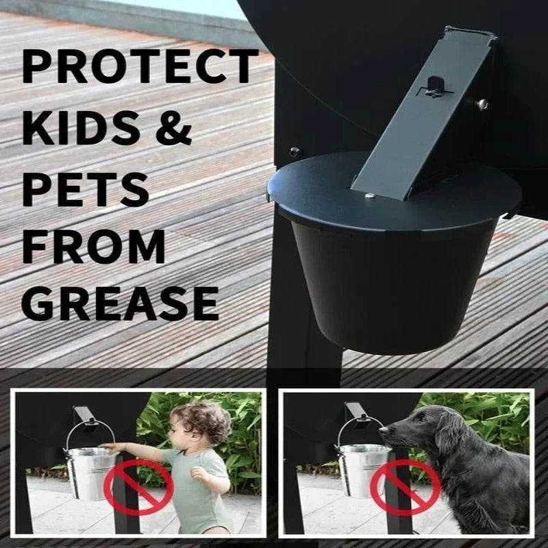 [Hometech] Grill Grease Collector Tray with Lid