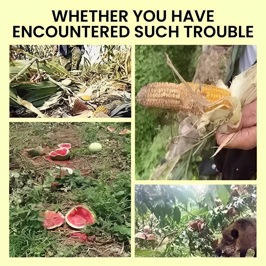 [Hometech] Solar Powered Animal Repellent with Warning Light System