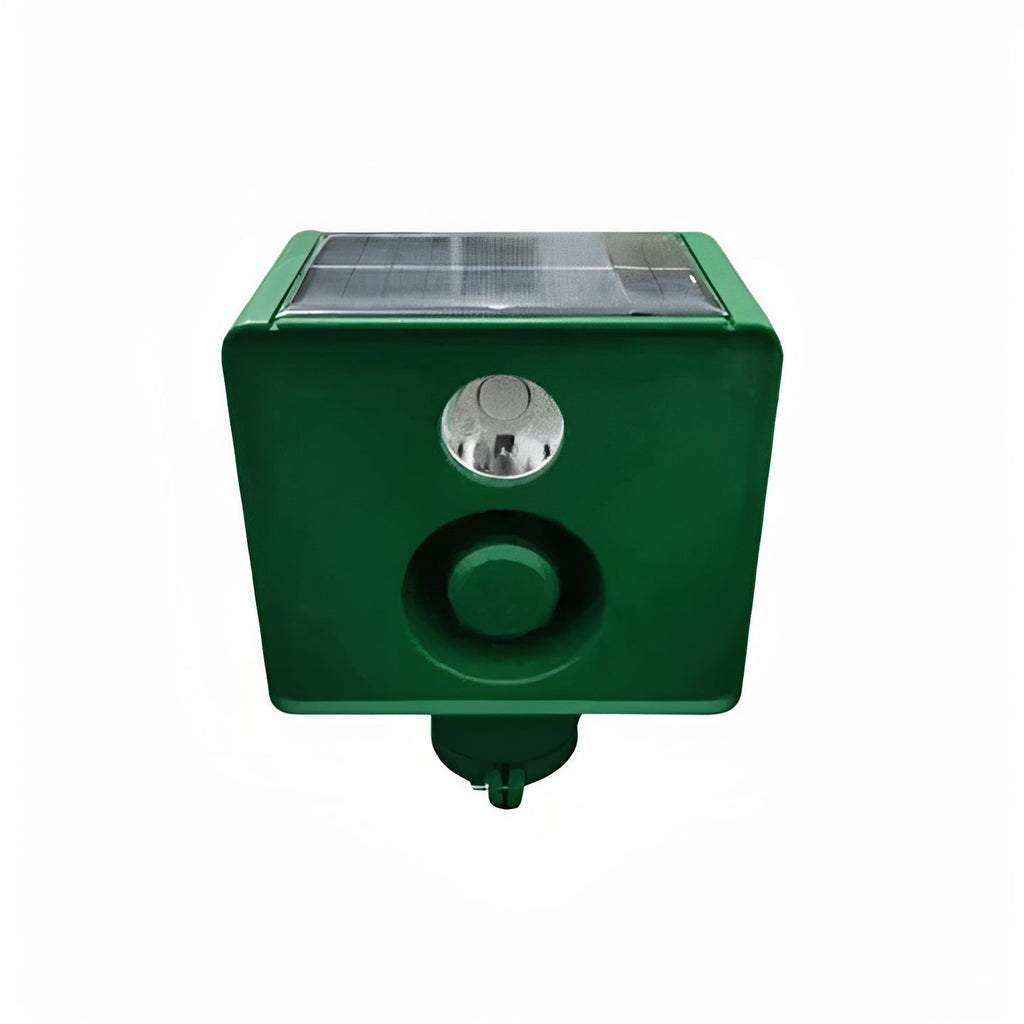 [Hometech] Solar Powered Animal Repellent with Warning Light System