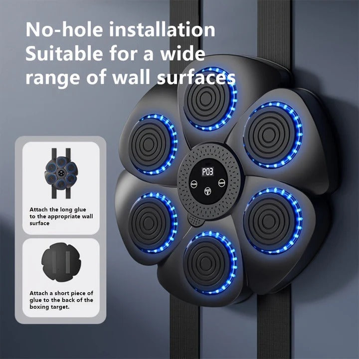 [Hometech] Wall Mounted USB Rechargeable Music Boxing Target