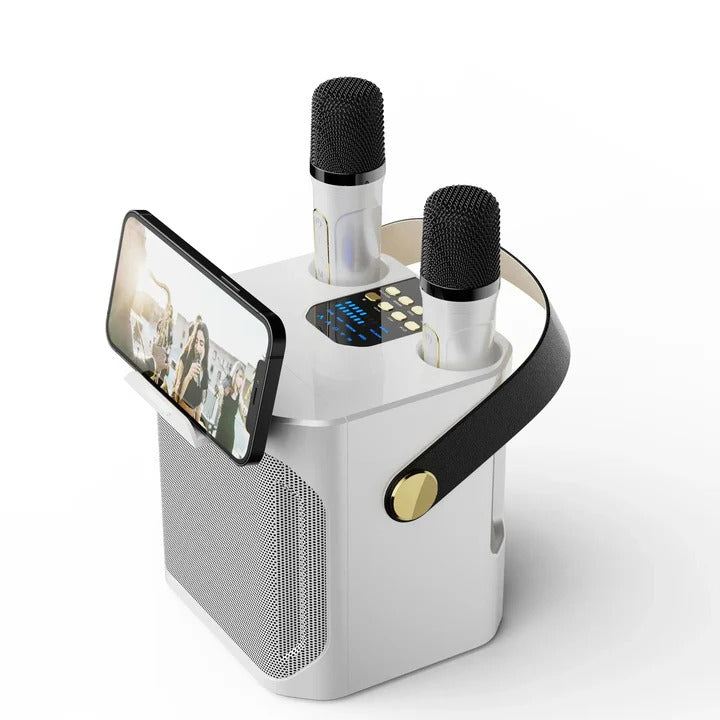 [Hometech] Portable Bluetooth Karaoke Speaker with 360 Degree Sound