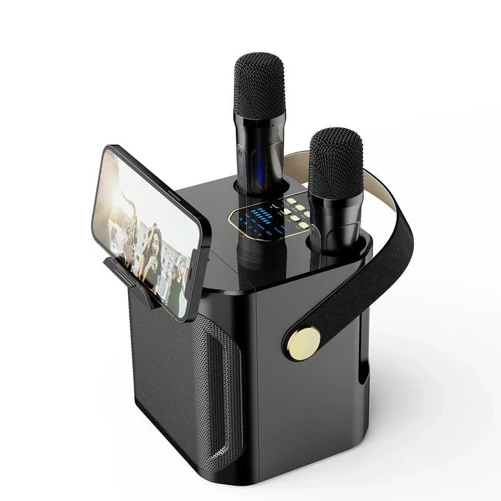 [Hometech] Portable Bluetooth Karaoke Speaker with 360 Degree Sound