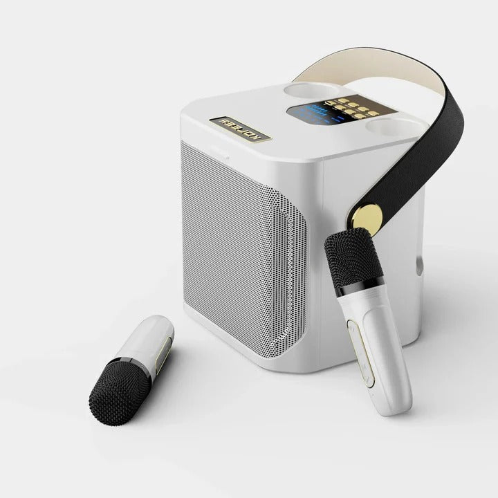 [Hometech] Portable Bluetooth Karaoke Speaker with 360 Degree Sound