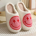 [Hometech] Plush Platform Slippers with Non Slip Sole for Indoor Winter Wear