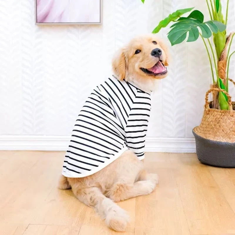 [Hometech] Large Breed Dog Shirt with Breathable Cotton Fabric