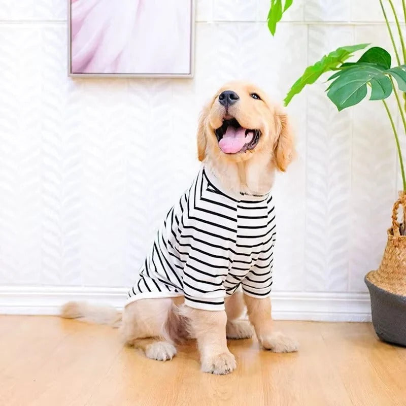 [Hometech] Large Breed Dog Shirt with Breathable Cotton Fabric