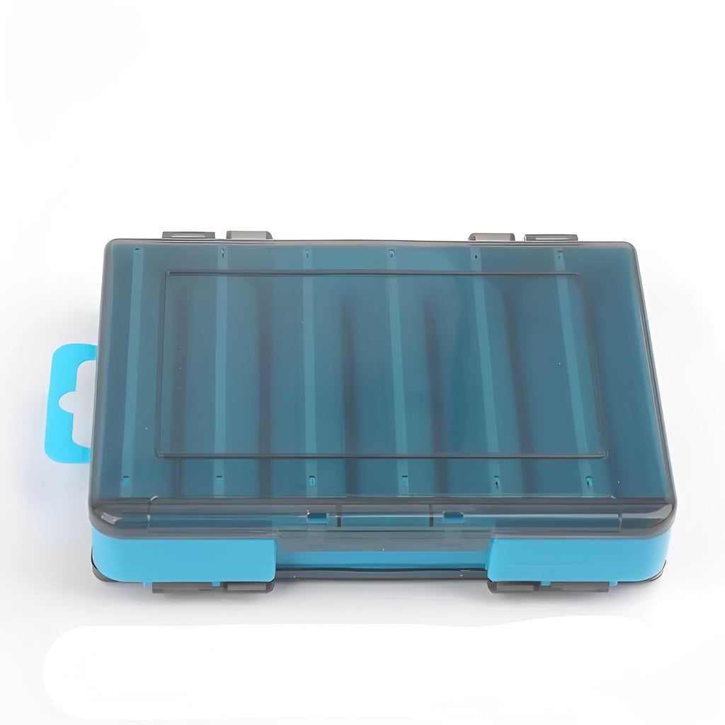 [Hometech] Fishing Tackle Box with Double Sided Compartment Storage