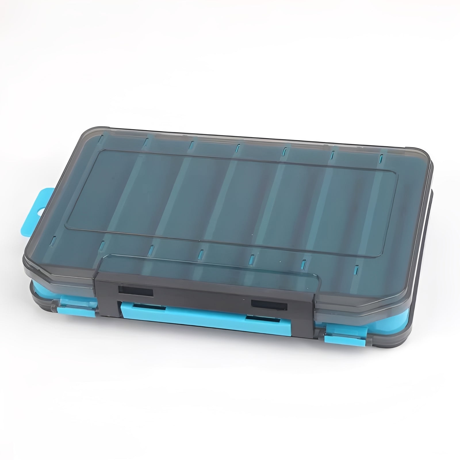 [Hometech] Fishing Tackle Box with Double Sided Compartment Storage