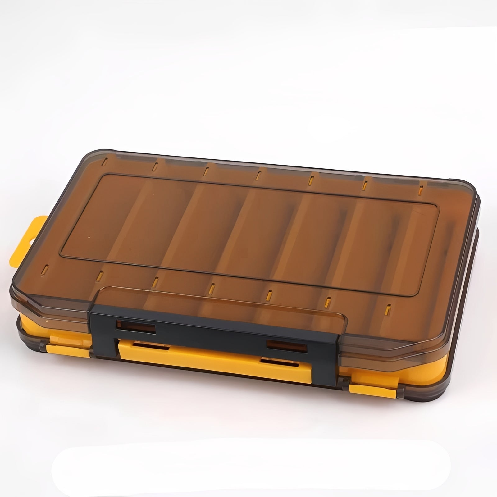 [Hometech] Fishing Tackle Box with Double Sided Compartment Storage