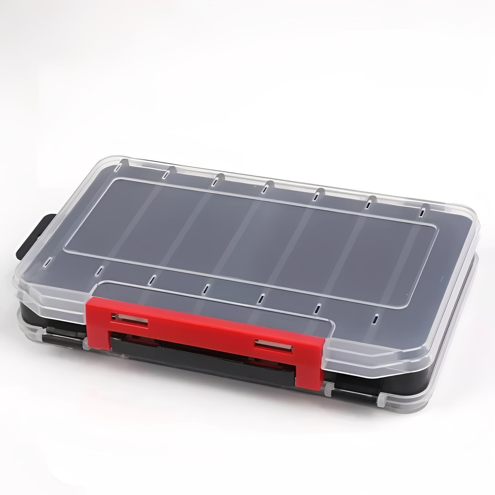 [Hometech] Fishing Tackle Box with Double Sided Compartment Storage