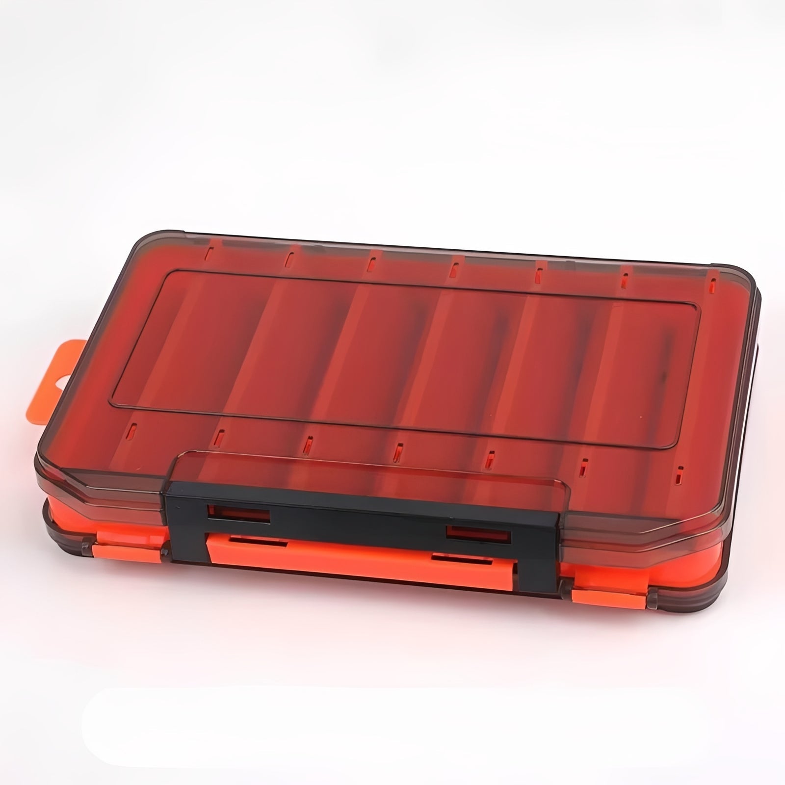 [Hometech] Fishing Tackle Box with Double Sided Compartment Storage