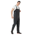 [Hometech] Water Resistant PVC Chest Waders with Adjustable Straps and Traction Boots