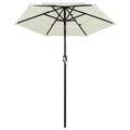 [Hometech] Three Tier Patio Umbrella with Crank Tilt and Aluminum Pole