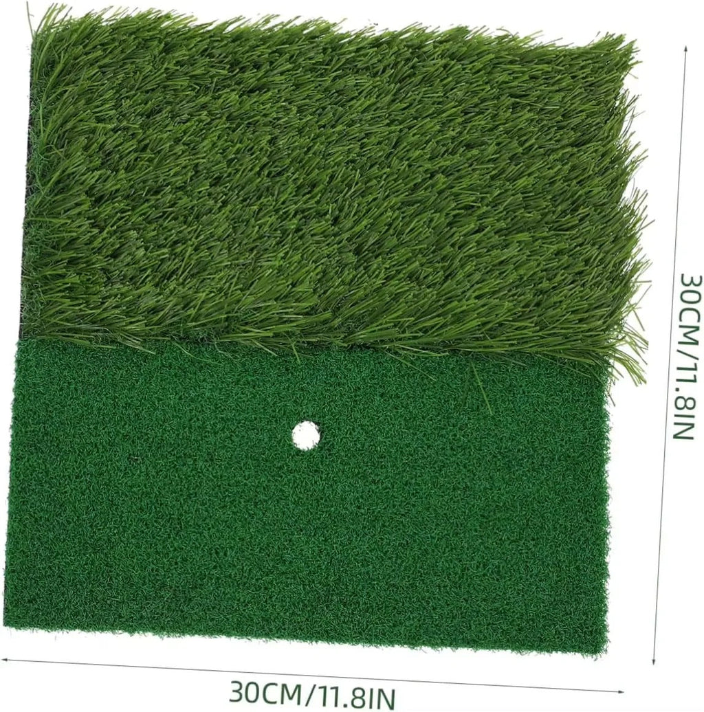 [Hometech] Golf Practice Hitting Mat with Tee Hole for Indoor and Outdoor Use