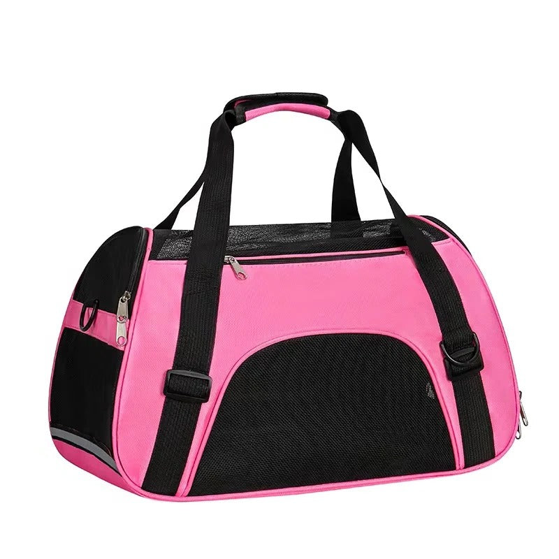 [Hometech] Breathable Mesh Pet Carrier Bag for Small Dogs and Cats