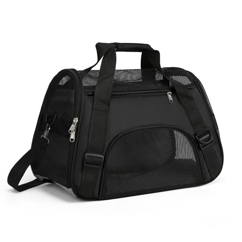 [Hometech] Breathable Mesh Pet Carrier Bag for Small Dogs and Cats