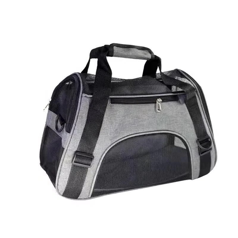 [Hometech] Breathable Mesh Pet Carrier Bag for Small Dogs and Cats