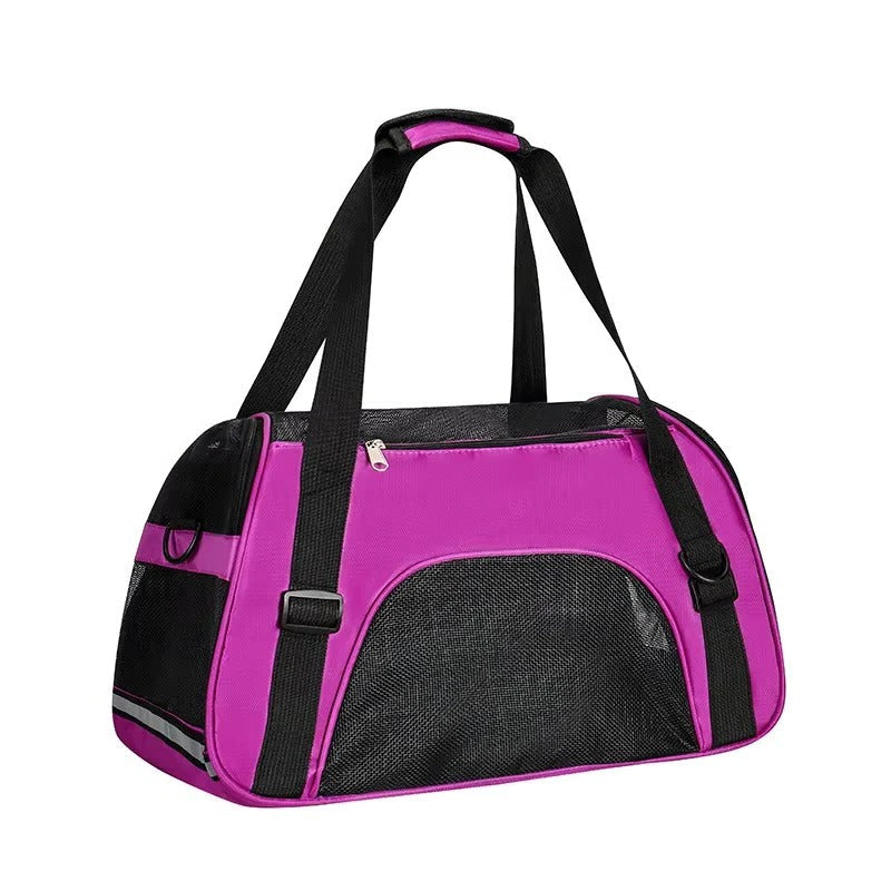 [Hometech] Breathable Mesh Pet Carrier Bag for Small Dogs and Cats