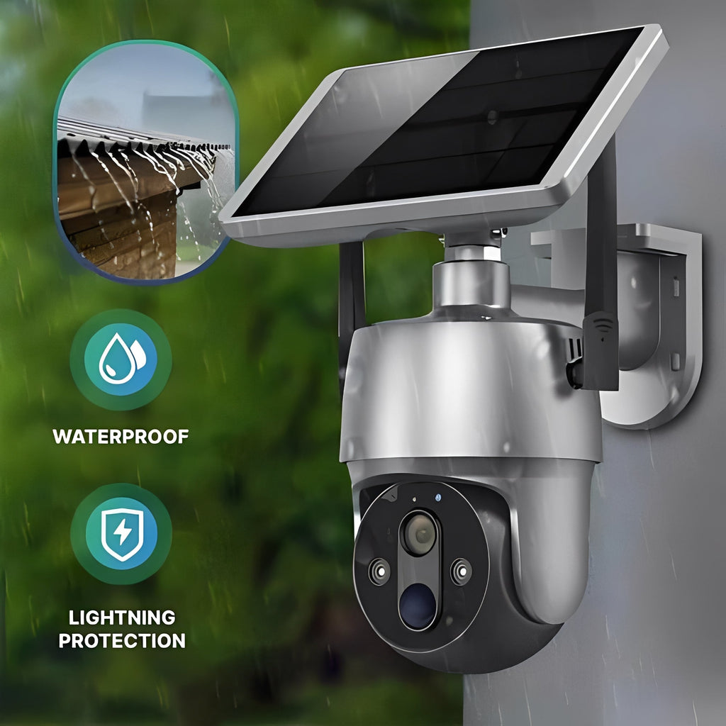 [Hometech] Solar Powered Security Camera for Outdoor Surveillance Monitoring