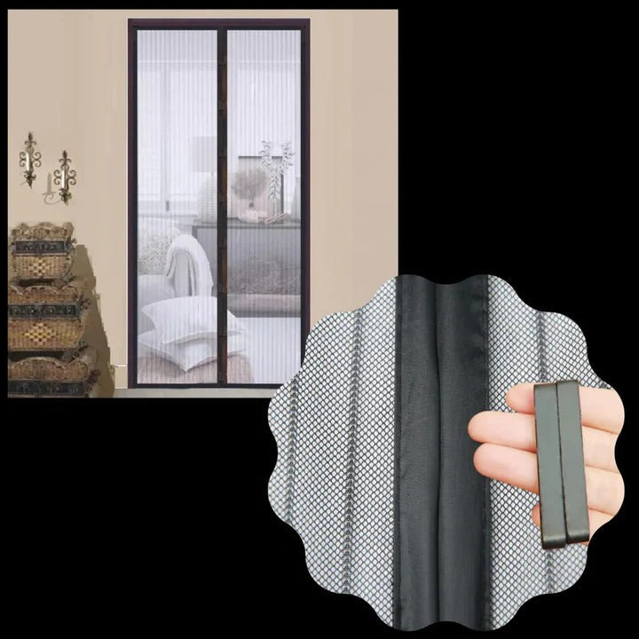 [Hometech] Magnetic Mesh Screen Door with Self Closing Design