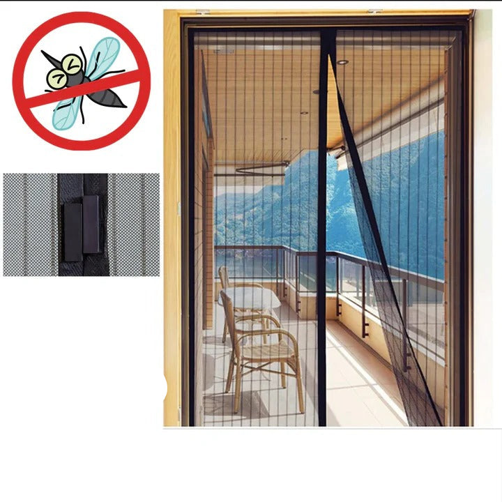 [Hometech] Magnetic Mesh Screen Door with Self Closing Design