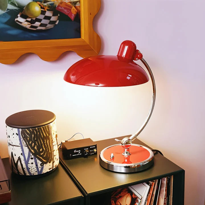 [Hometech] Vintage Adjustable Dome Desk Lamp with Iron Finish