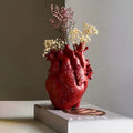 [Hometech] Heart Shaped Bamboo and Wood Vase for Decorative Display