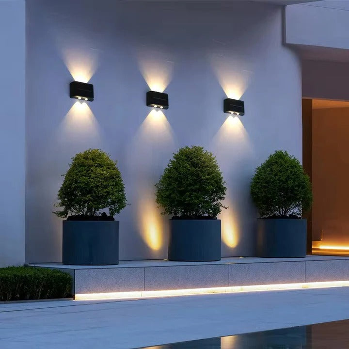 [Hometech] Solar LED Outdoor Wall Light for Energy Efficient Lighting