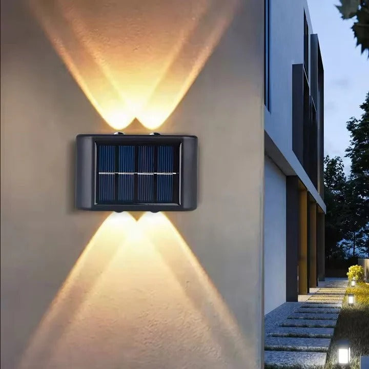 [Hometech] Solar LED Outdoor Wall Light for Energy Efficient Lighting
