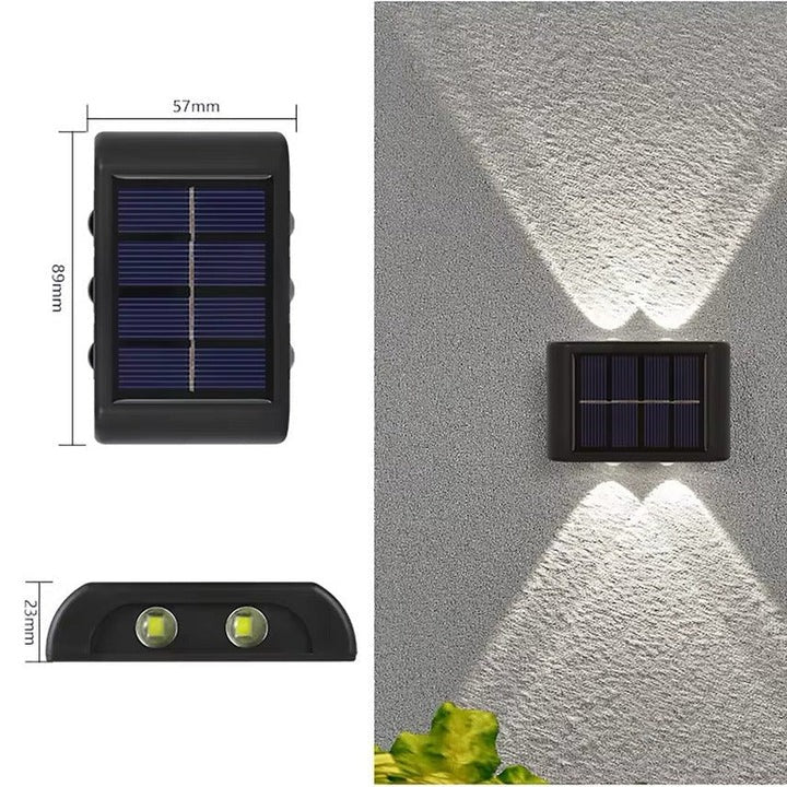 [Hometech] Solar LED Outdoor Wall Light for Energy Efficient Lighting