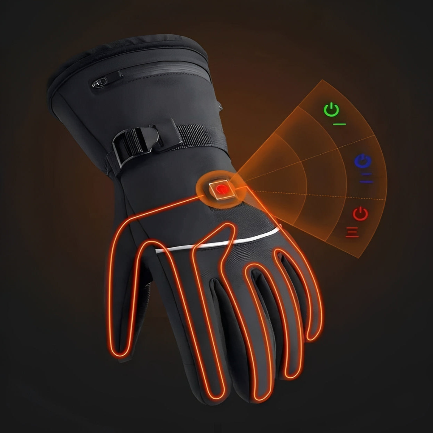 [Hometech] Motorcycle Gloves with Electric Heating Function
