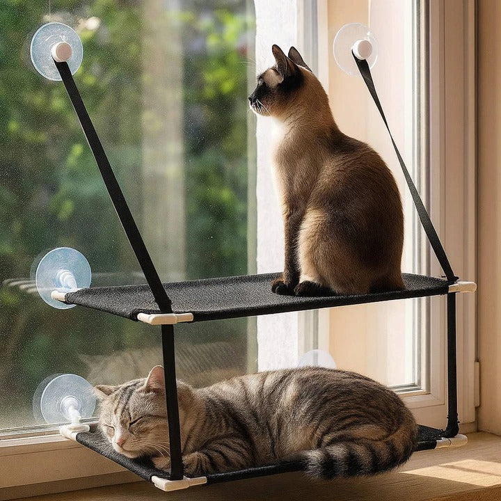 [Hometech] Window Perch Hammock for Cats with Suction Mount