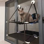 [Hometech] Window Perch Hammock for Cats with Suction Mount