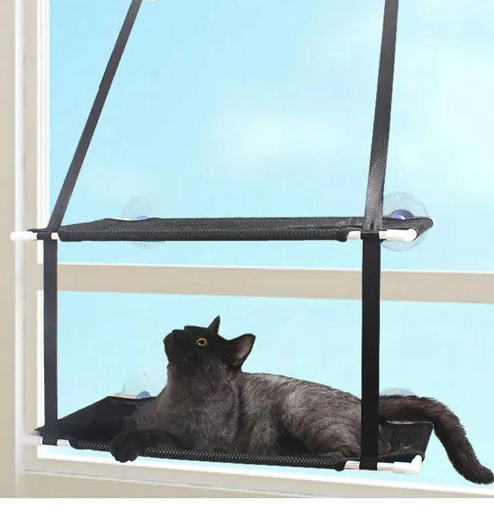 [Hometech] Window Perch Hammock for Cats with Suction Mount