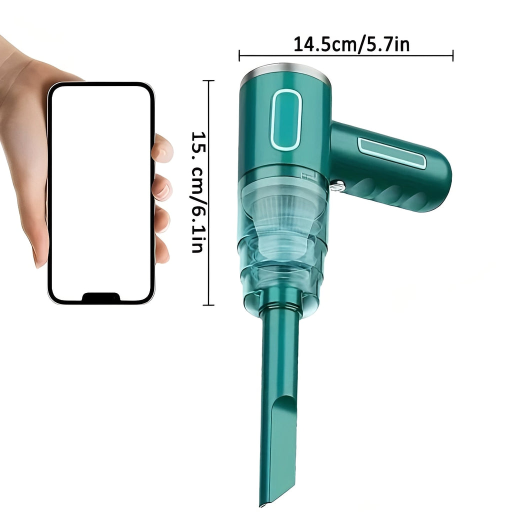 [Hometech] Cordless USB Rechargeable Portable Vacuum for Car and Home