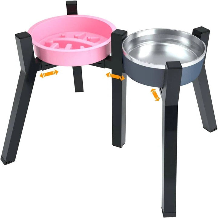 [Hometech] Raised Dog Bowl Stand with Elevated Design