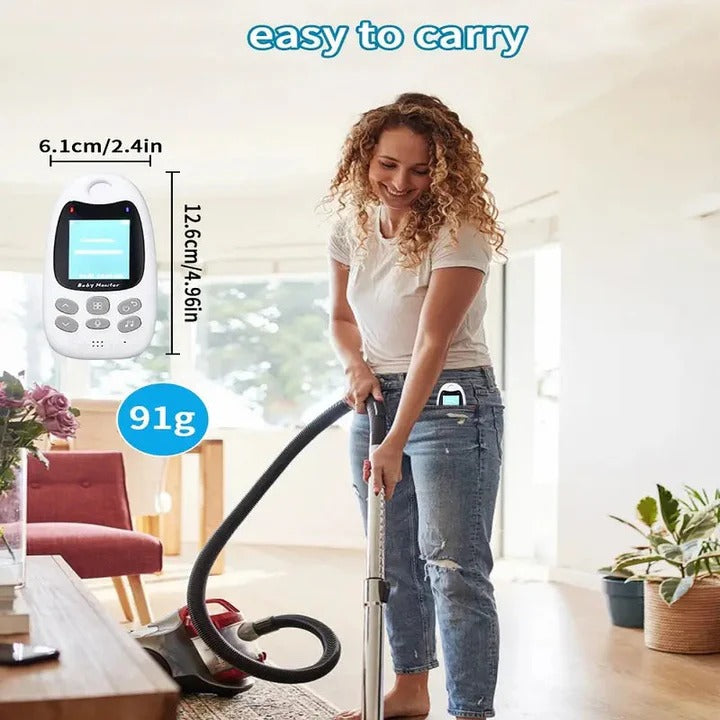 [Hometech] Portable Baby Monitor with Night Vision Camera and Two Way Audio